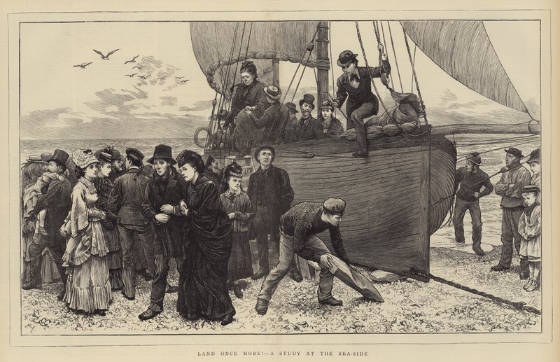 Terra ancora una volta!, uno studio al mare da Charles Green