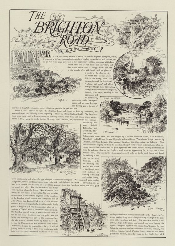 La Strada di Brighton da Charles J. Staniland