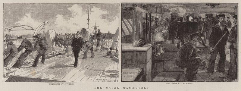 Le manovre navali da Charles J. Staniland