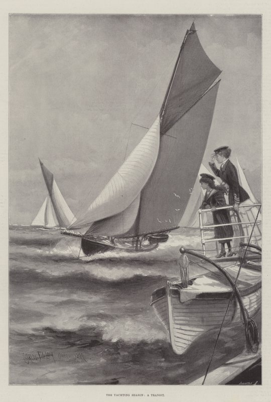 La stagione della vela, un transito da Charles John de Lacy