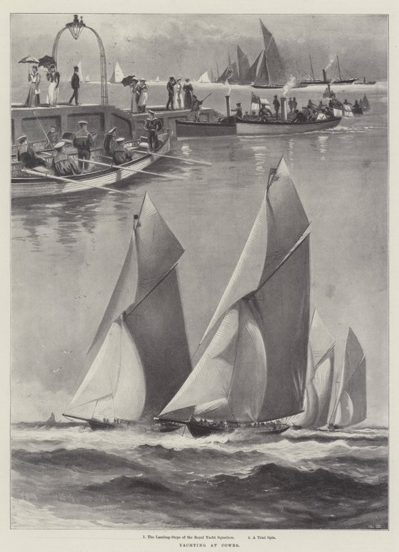 Regate a Cowes da Charles John de Lacy