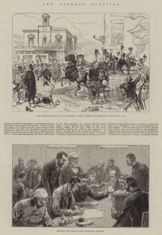 Le elezioni generali da Sir John Charles Robinson