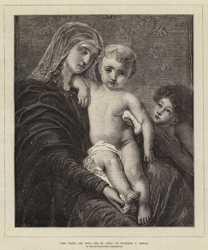 La Vergine e il Bambino e San Giovanni da Charles Verlat