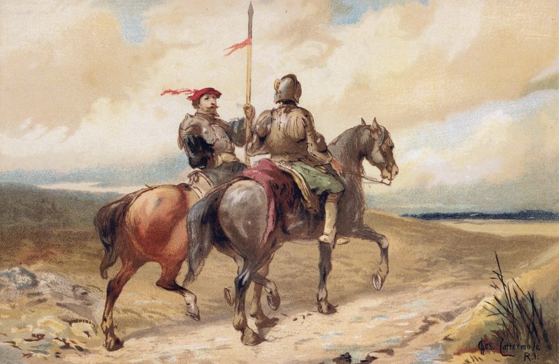 Esploratori da Charles (after) Cattermole