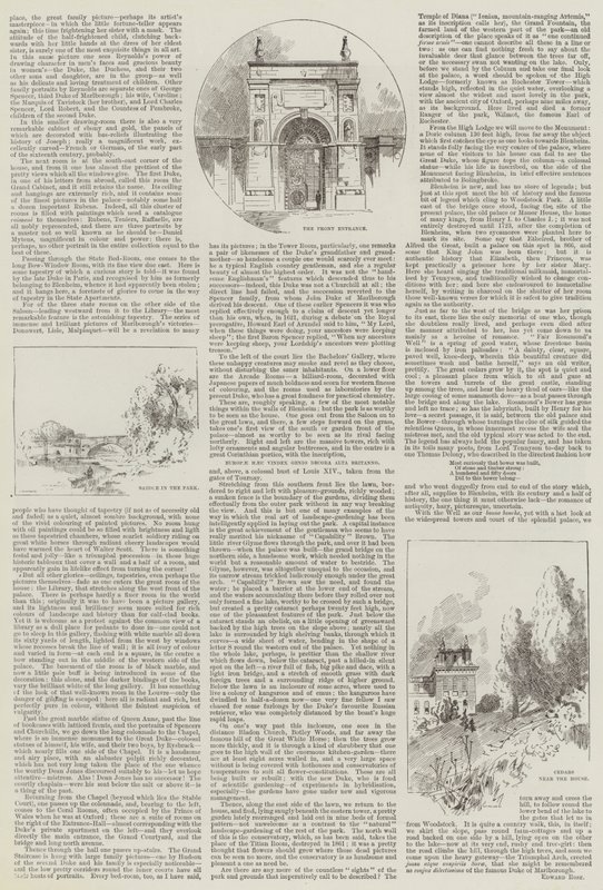 Casa Inglese, Blenheim da Charles Auguste Loye