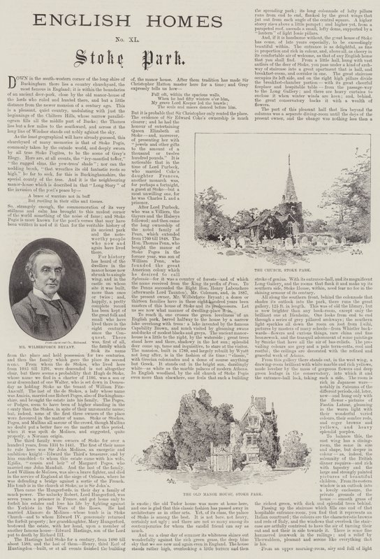 Case Inglesi, Stoke Park da Charles Auguste Loye