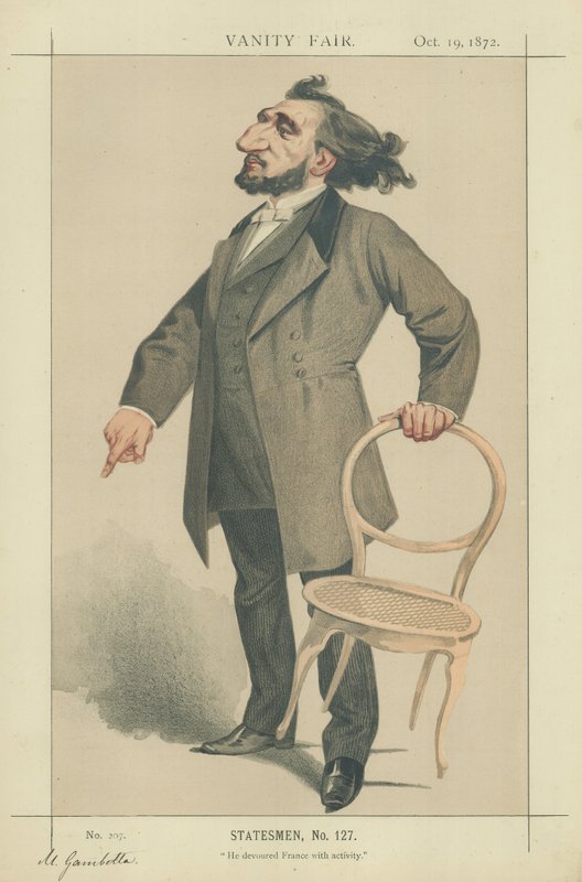 Leon Gambetta da Charles Auguste Loye