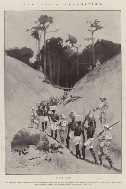 La spedizione del Benin da Charles Auguste Loye