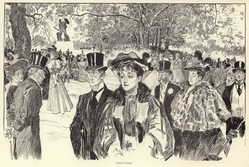 Parata della Chiesa, Hyde Park da Charles Dana Gibson