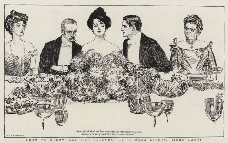 Da Una vedova e i suoi amici da Charles Dana Gibson