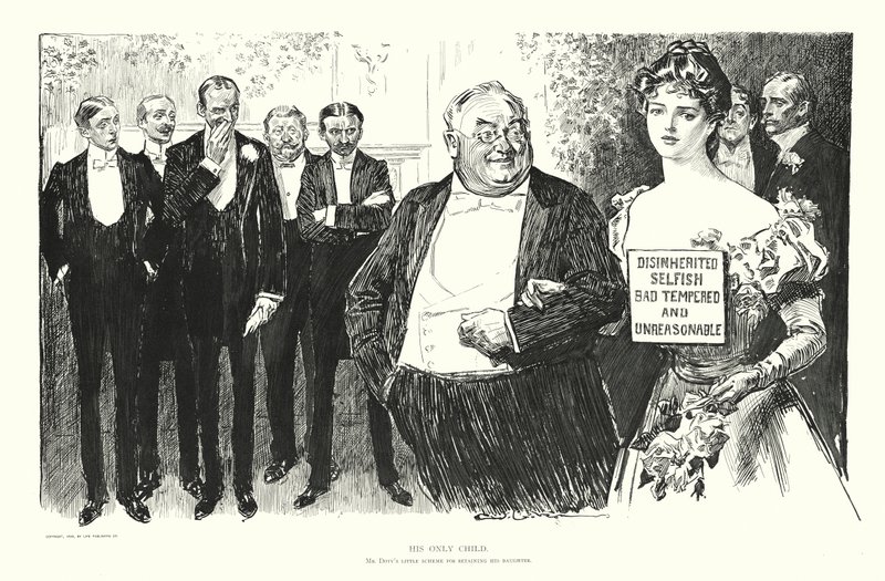 Il suo unico figlio da Charles Dana Gibson
