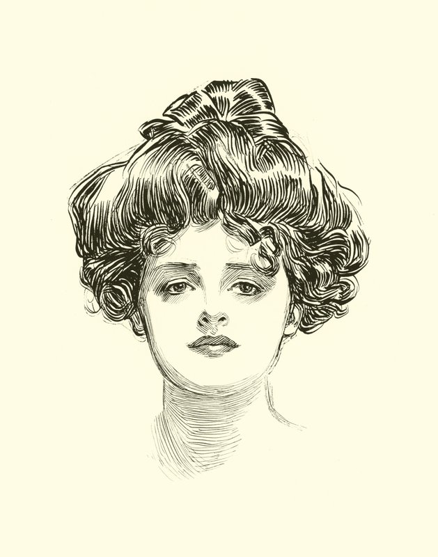 Illustrazione per La scala sociale da Charles Dana Gibson