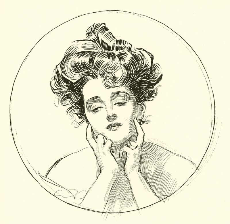La bella vedova da Charles Dana Gibson