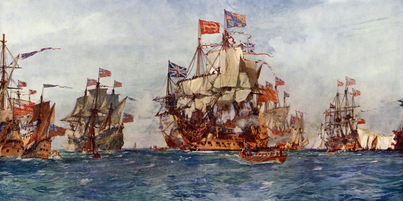 Il ritorno a casa di Carlo II da Charles Edward Dixon