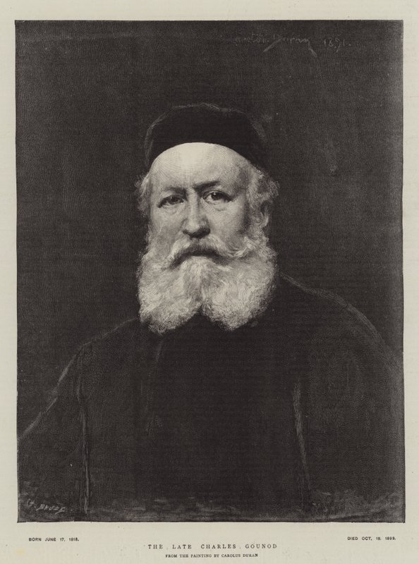 Il Defunto Charles Gounod da Charles Emile Auguste Carolus Duran