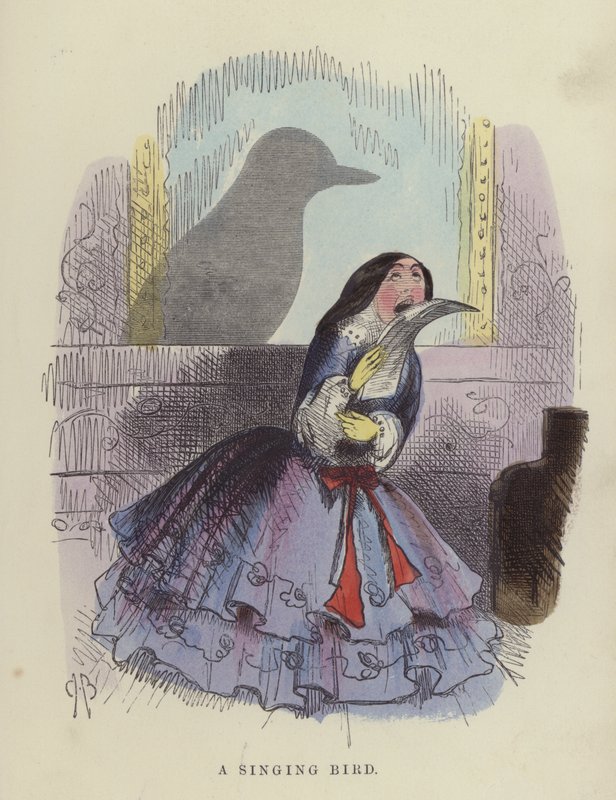Uccello canoro da Charles Henry Bennett