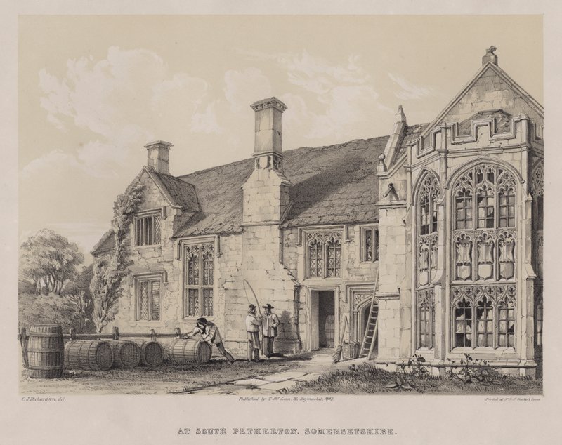 A South Petherton, Somersetshire (litografia a colori) da Charles James Richardson