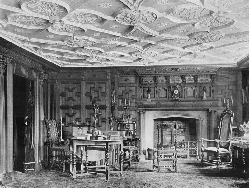 Lato nord, Long Library da Charles Latham