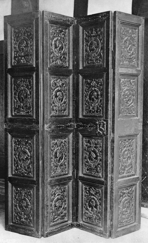 Schermo a Speke Hall, Lancs da Charles Latham
