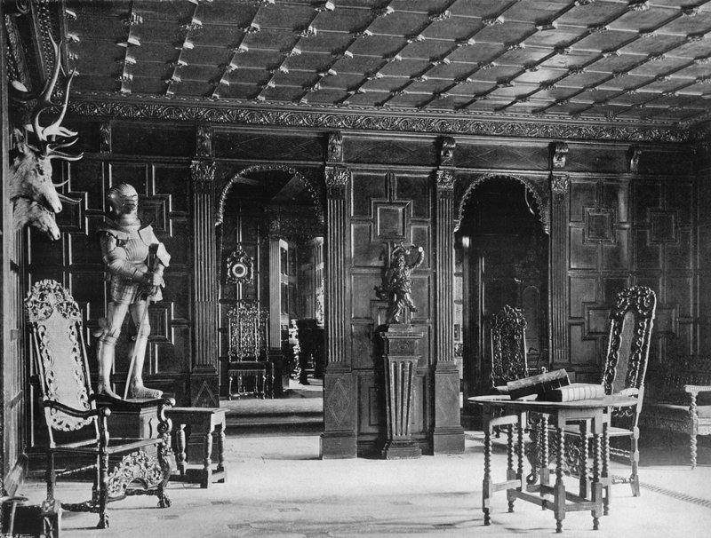 Lo schermo della sala, data 1570 da Charles Latham