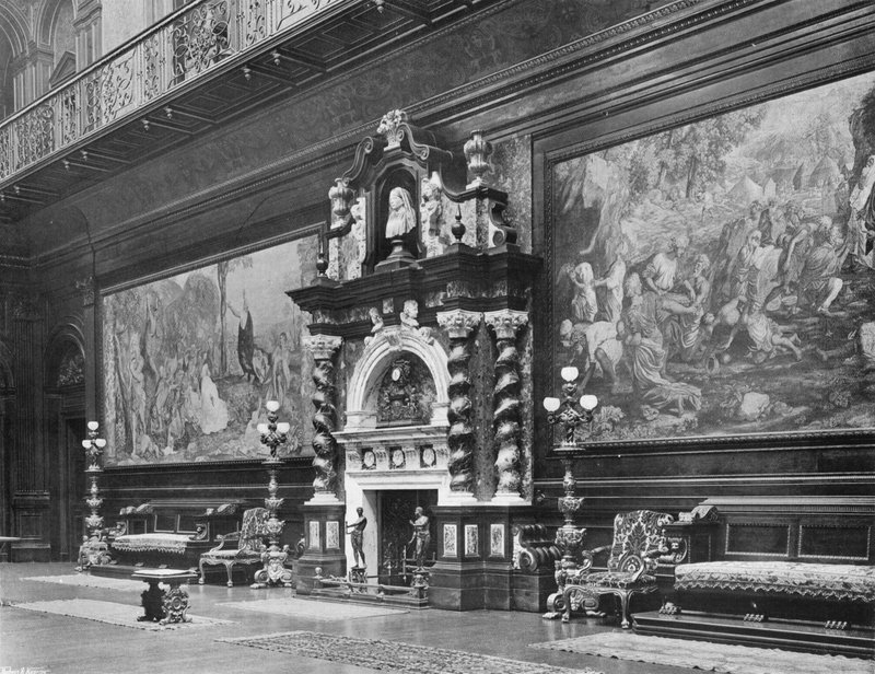 Il lato sud del salone da Charles Latham