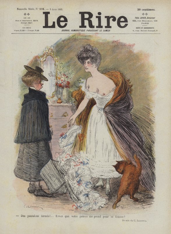 Illustrazione per Le Rire da Charles Leandre