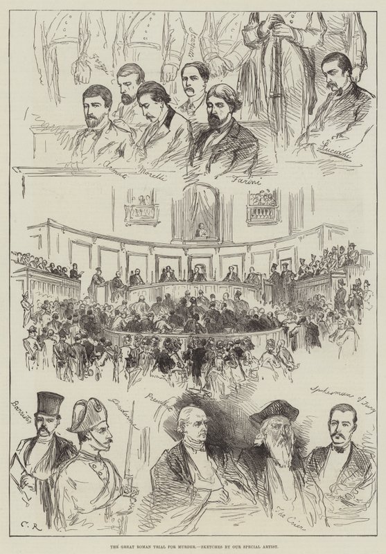 Il Grande Processo Romano per Omicidio da Sir John Charles Robinson