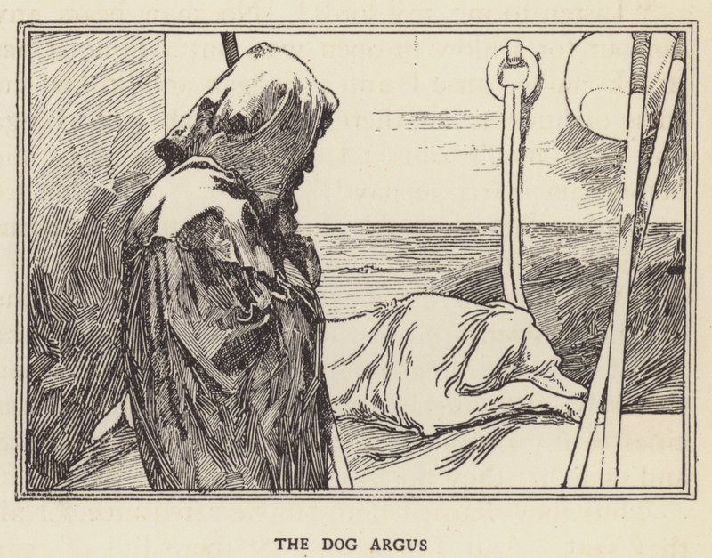 Il cane Argo da Sir John Charles Robinson