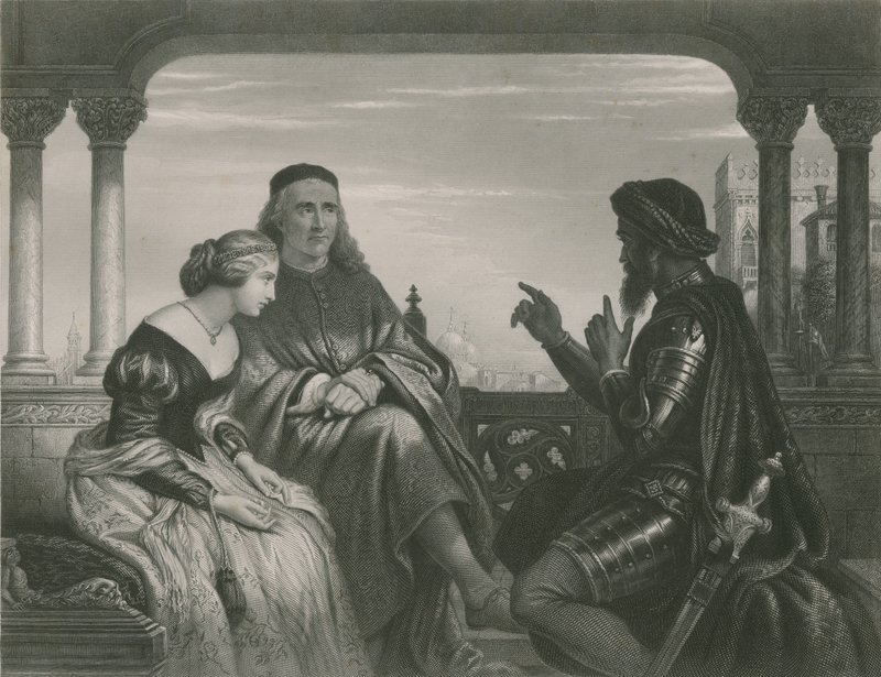 Otello che Racconta le sue Avventure, Otello da Charles West Cope