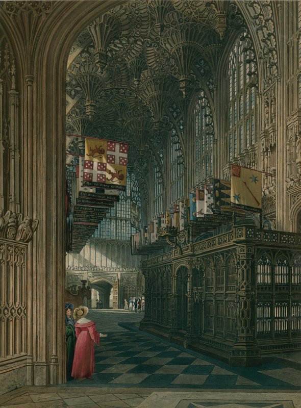Cappella di Enrico VII, Abbazia di Westminster, Londra da Charles Wild