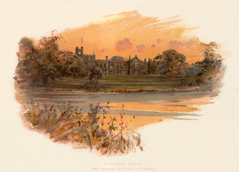 Abbazia di Newstead da Charles Wilkinson