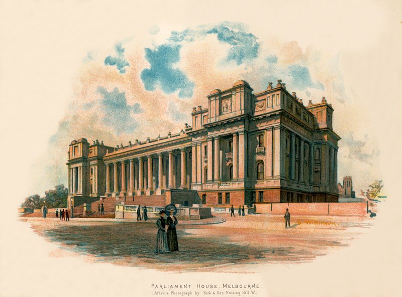 Parlamento, Melbourne da Charles Wilkinson