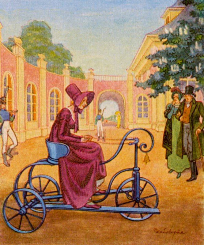 Guida di draisina da Christophe (1856 1945)