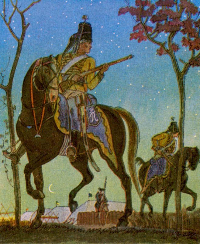 Avamposto degli ussari da Christophe (1856 1945)