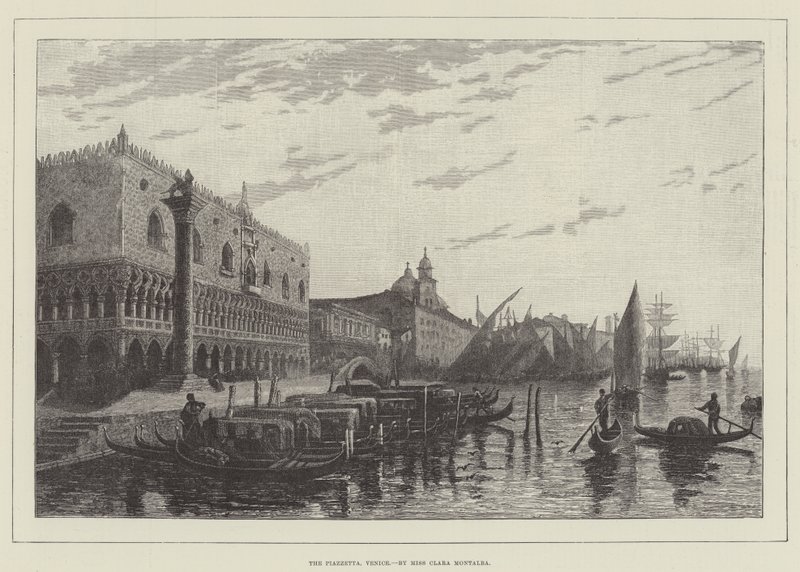La Piazzetta, Venezia da Clara Montalba
