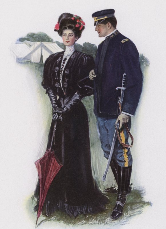 Signora e un soldato da Clarence F. Underwood