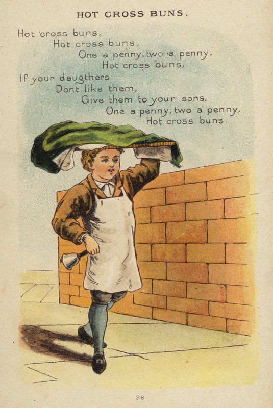 Filastrocca: Hot Cross Buns da Constance Haslewood