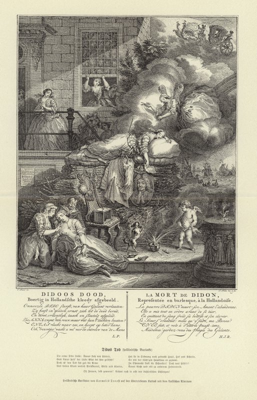 La morte di Didone da Cornelis Troost