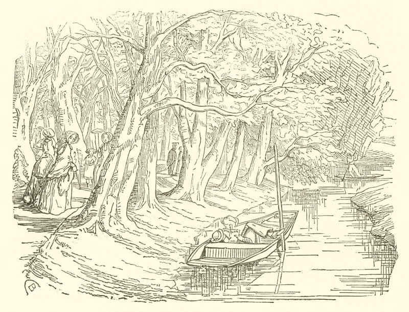 Una gita in barca sul Cherwell da Cuthbert Bede
