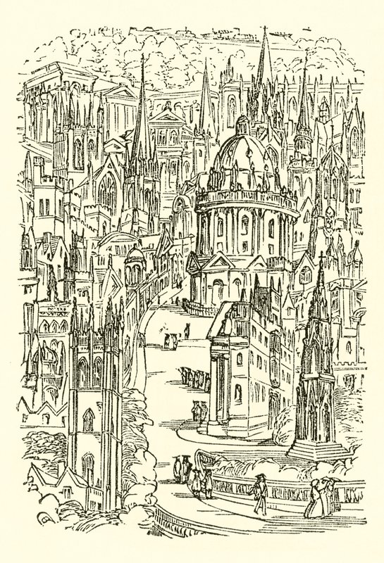 Città delle guglie sognanti da Cuthbert Bede