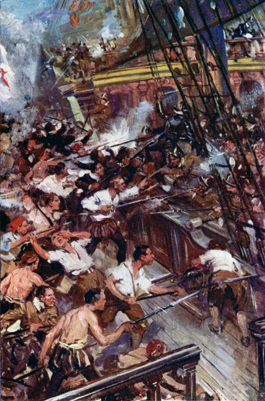 Illustrazione per Westward Ho! da Cyrus Cuneo