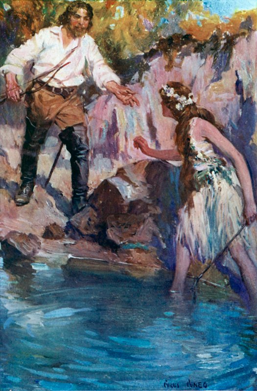 Illustrazione per Westward Ho! da Cyrus Cuneo