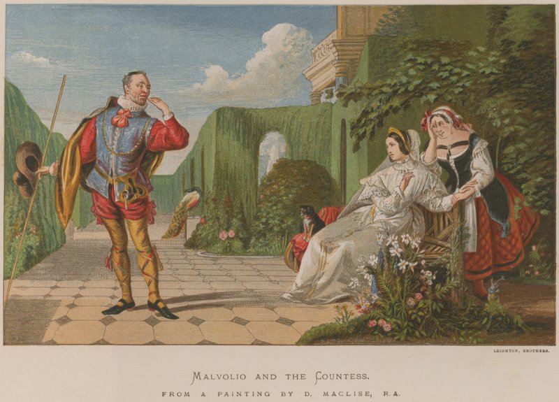 Malvolio e la Contessa da Daniel Maclise