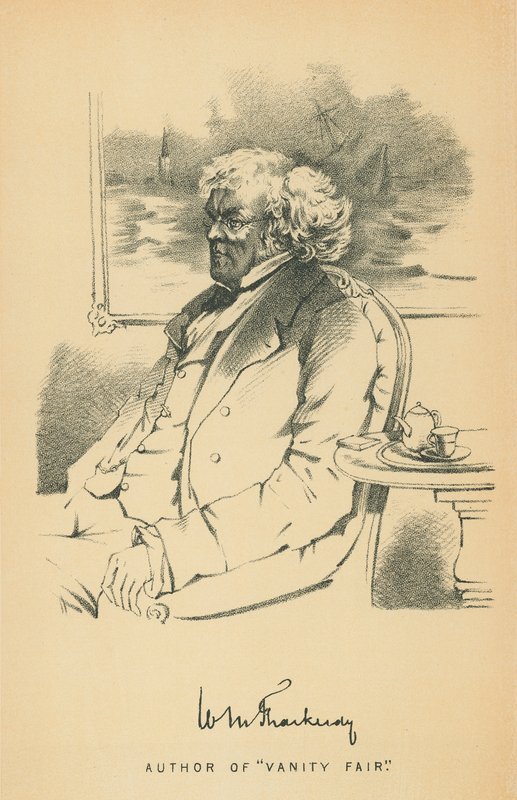 William Makepeace Thackeray da Daniel Maclise
