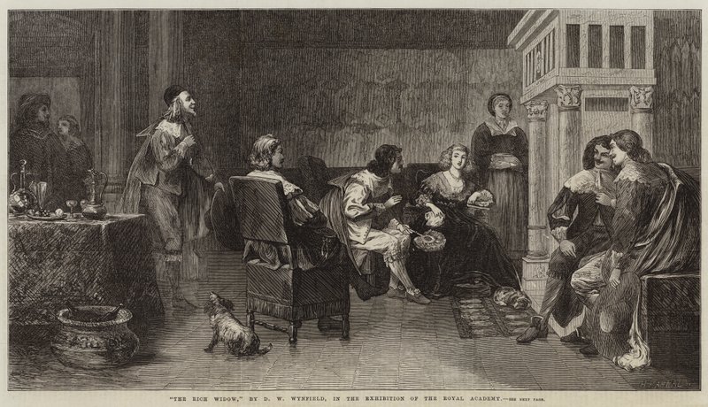 La vedova ricca da David Wilkie