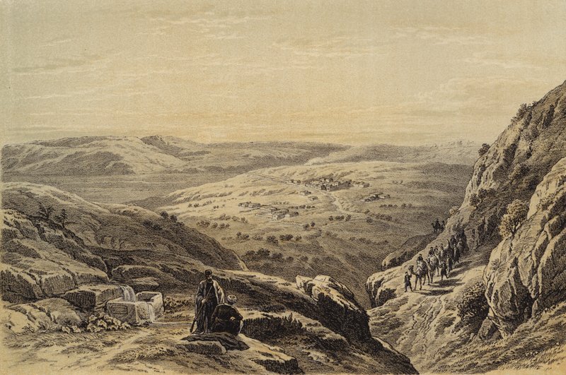 Cana, vista generale da David (after) Roberts