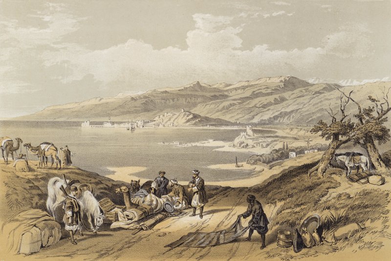 Sidone verso il Libano da David (after) Roberts