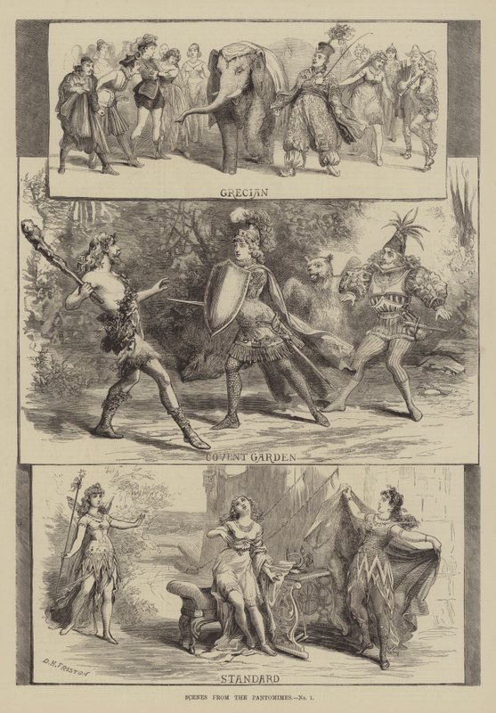 Scene dalle Pantomime da David Henry Friston