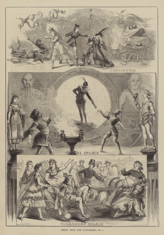 Scene dai pantomimi da David Henry Friston