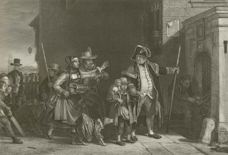 Il Beadle della Parrocchia da David Wilkie